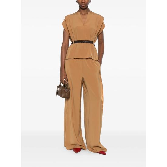 26SS 막스마라 팔라초 팬츠 MXMZERO 182 006 BROWN - MAX MARA