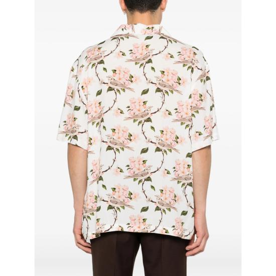 26SS 아미리 반팔 셔츠 AMTOSH1118 IVORY WHITE PINK - AMIRI