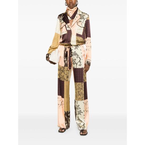 26SS 시에드레스 셔츠 WRS26TP10 MICLA MULTI BROWN BROWN - SIEDRES