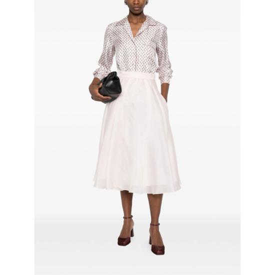 26SS 막스마라 스튜디오 롱 스커트 MSECALLE 065 002 PINK - MAX MARA STUDIO