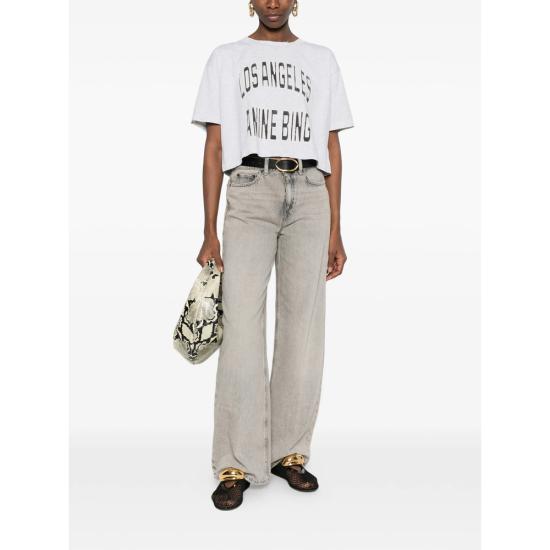 26SS 애니빙 반팔 티셔츠 A 08 12557 GRM1 GREY - ANINE BING