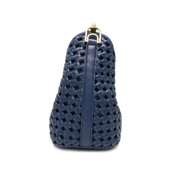 26SS 엘렘 토트백 SMALL BOOMERAN LEATHER NAVY BLUE - ELLEME