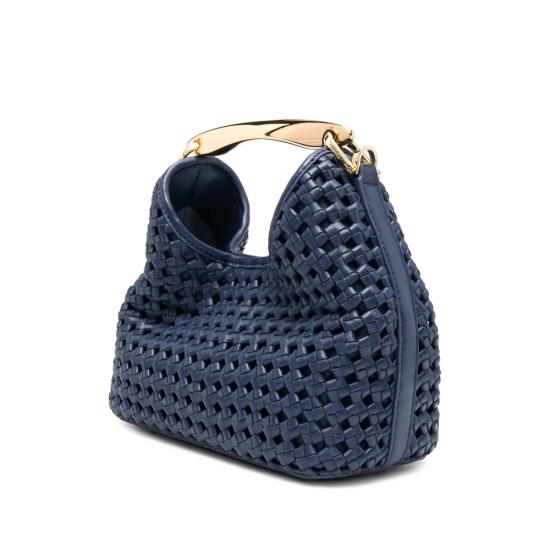 26SS 엘렘 토트백 SMALL BOOMERAN LEATHER NAVY BLUE - ELLEME