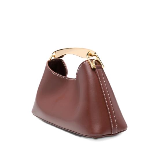 26SS 엘렘 토트백 MINI BOOMERANG LEATHER RUSSE BROWN - ELLEME