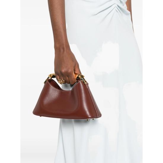 26SS 엘렘 토트백 MINI BOOMERANG LEATHER RUSSE BROWN - ELLEME