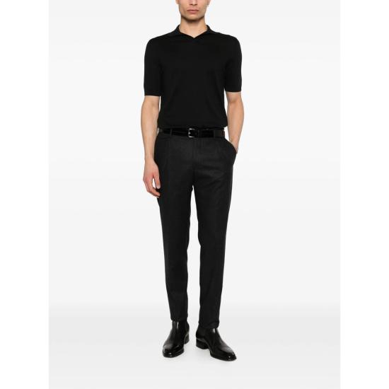 26SS 페델리 반팔 티셔츠 MU0D5914 36 BLACK - FEDELI