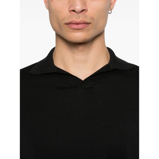 26SS 페델리 반팔 티셔츠 MU0D5914 36 BLACK - FEDELI