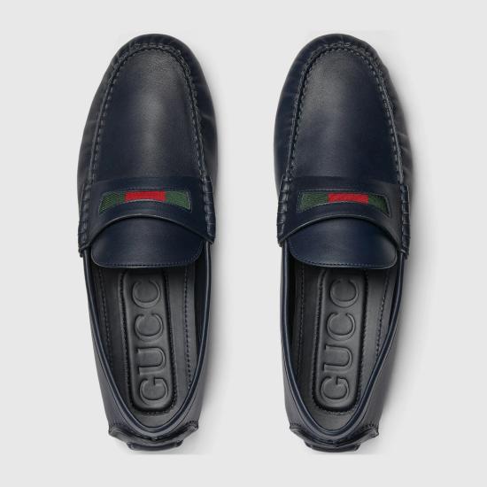 26SS 구찌 로퍼 854080AAFU24055 Blue - GUCCI