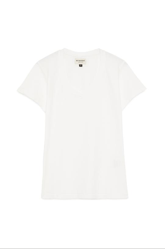 25SS 로이로져스 반팔 티셔츠 RND90163 CM04 C0014 Optic white