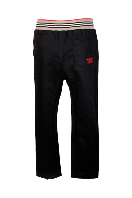  [키즈] 버버리 트레이닝/조거 팬츠 8030127 EBSFA1189 Black - BURBERRY