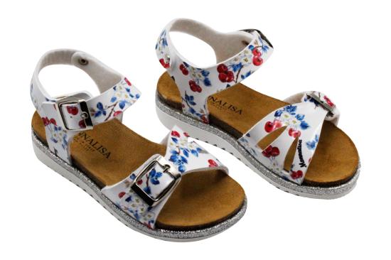 26SS [키즈] 모나리자 샌들 8CA000 17000099 White - MONNALISA