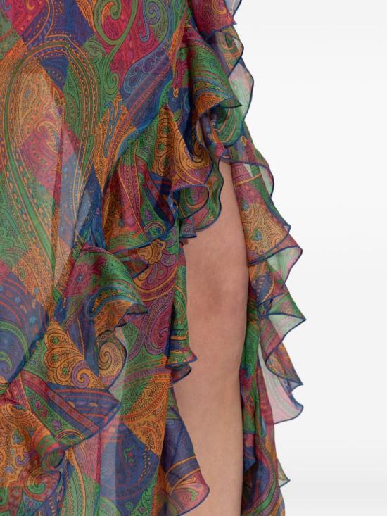 26SS 에트로 미디 원피스 WRHA056499SA1N1 X0854 MultiColour - ETRO