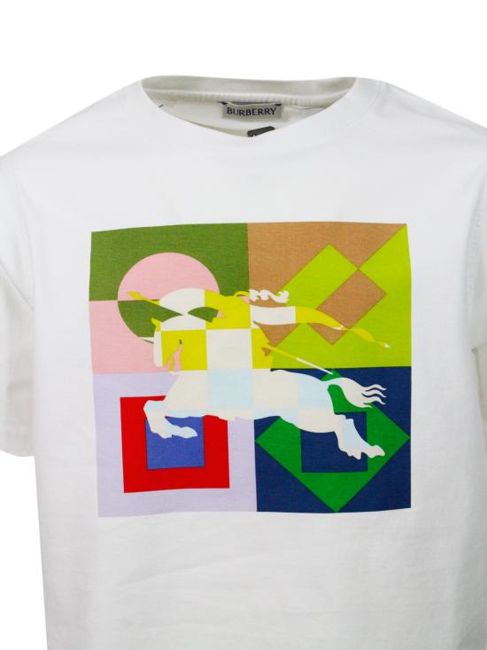 26SS [키즈] 버버리 티셔츠 8079789 A14641004 White - BURBERRY