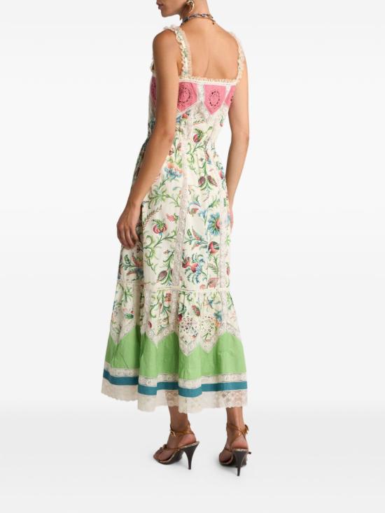 26SS 에트로 미디 원피스 WRHA0581AV892 X0803 White - ETRO