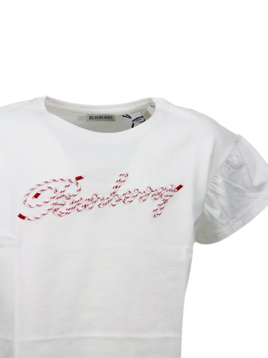 26SS [키즈] 버버리 티셔츠 81000319 1464 White - BURBERRY