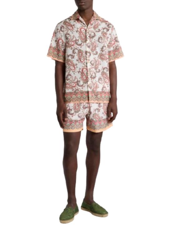 26SS 에트로 반팔 셔츠 MRIC001399SP5H7 X0850 Orange - ETRO