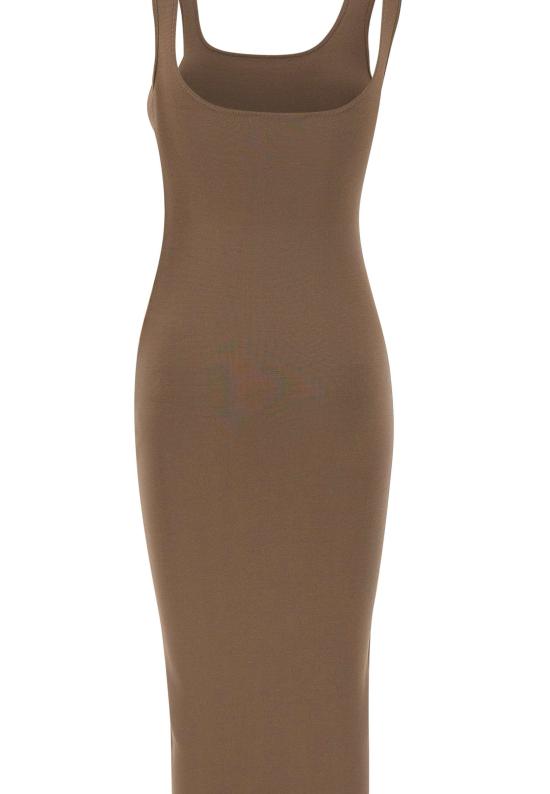 26SS 엔타이어 스튜디오 미디 원피스 ESSS26DR03237 0087 Brown - ENTIRE STUDIOS