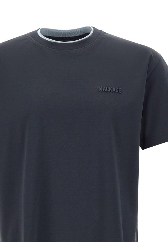 26SS 맥케이지 반팔 티셔츠 TEEMNV NAVYFOGBLU BLUE - MACKAGE