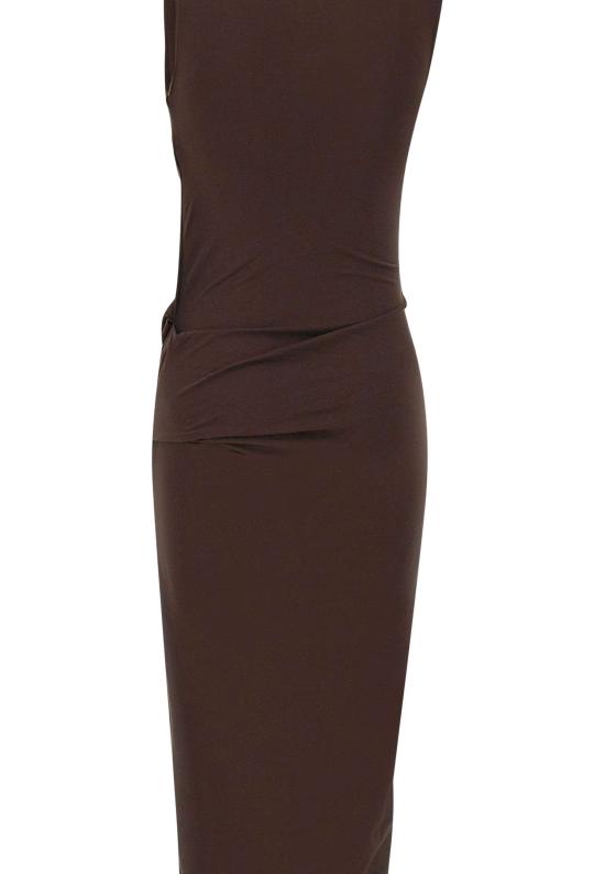 26SS 엔타이어 스튜디오 미디 원피스 ESSS26DR01243 C737 Brown - ENTIRE STUDIOS