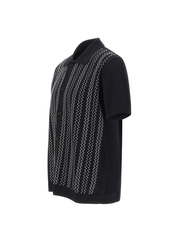 26SS 파올로페코라 반팔 셔츠 A048F900 9000 Black - PAOLO PECORA