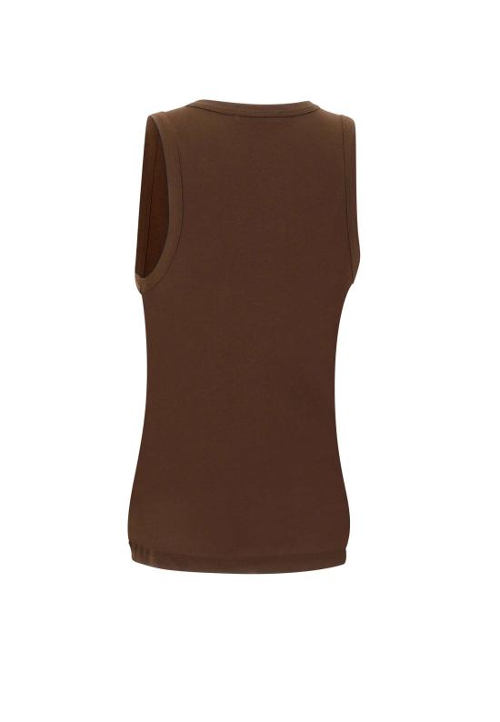 26SS 엔타이어 스튜디오 민소매 티셔츠 ESSS26TA02908 6235 Brown - ENTIRE STUDIOS