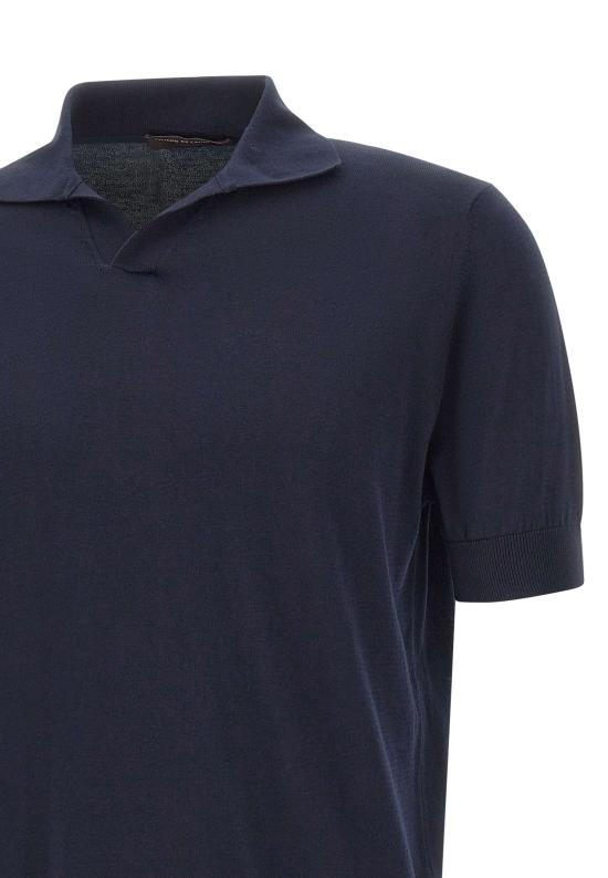 26SS 필리포 드 로렌티스 폴로 티셔츠 PL1MCSKTR CR14R890 BLUE - FILIPPO DE LAURENTIIS