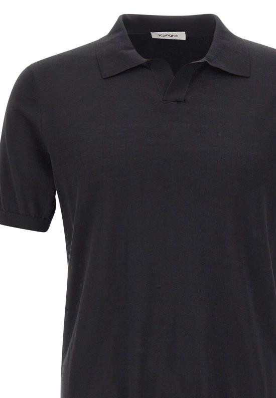 26SS 캉그라 폴로 티셔츠 300423 013 Black - KANGRA