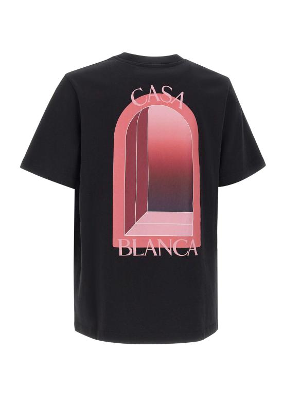 26SS 카사블랑카 반팔 티셔츠 MSS26JTS001 11 Black - CASABLANCA