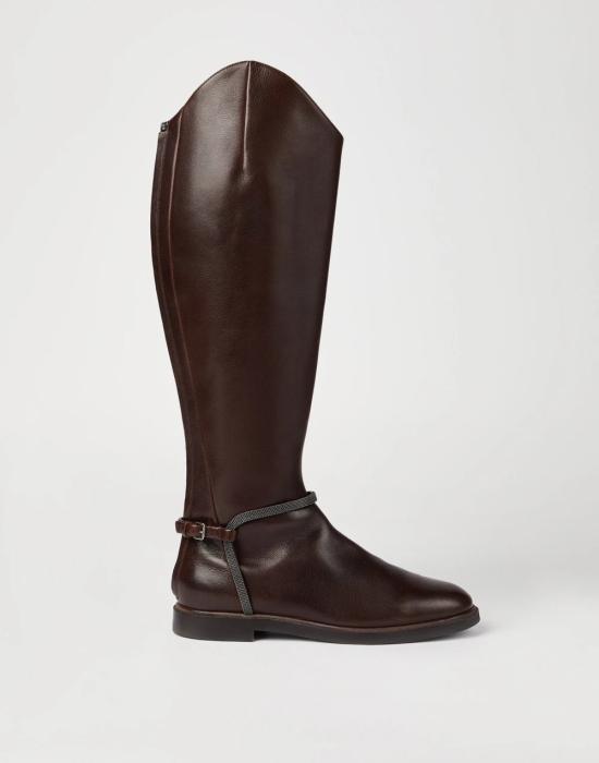 25FW 브루넬로 쿠치넬리 부츠 MZORC3118C8279 Brown