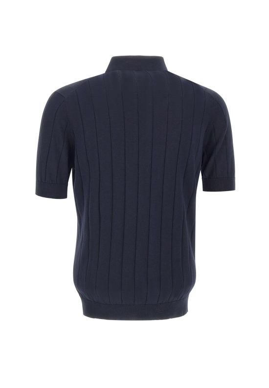 26SS 필리포 드 로렌티스 폴로 티셔츠 PL1MC CR14C890 BLUE - FILIPPO DE LAURENTIIS