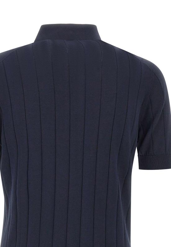 26SS 필리포 드 로렌티스 폴로 티셔츠 PL1MC CR14C890 BLUE - FILIPPO DE LAURENTIIS