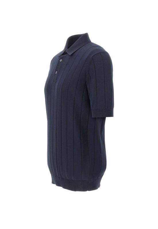 26SS 필리포 드 로렌티스 폴로 티셔츠 PL1MC CR14C890 BLUE - FILIPPO DE LAURENTIIS