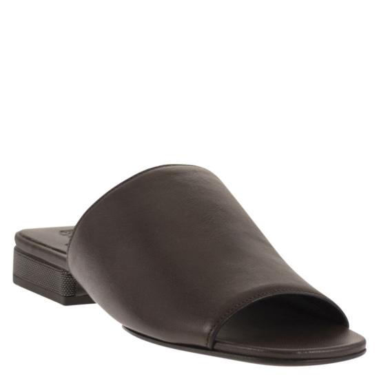 26SS 브루넬로 쿠치넬리 뮬/슬리퍼 MZSLC3171 DARK BROWN - BRUNELLO CUCINELLI