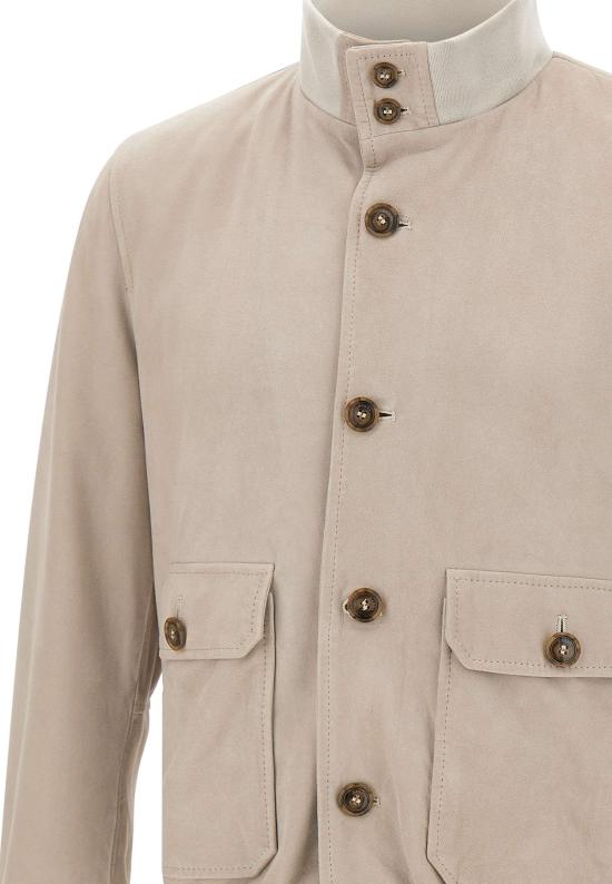 26SS 발바 가죽 자켓 53200 0010 Beige - BARBA