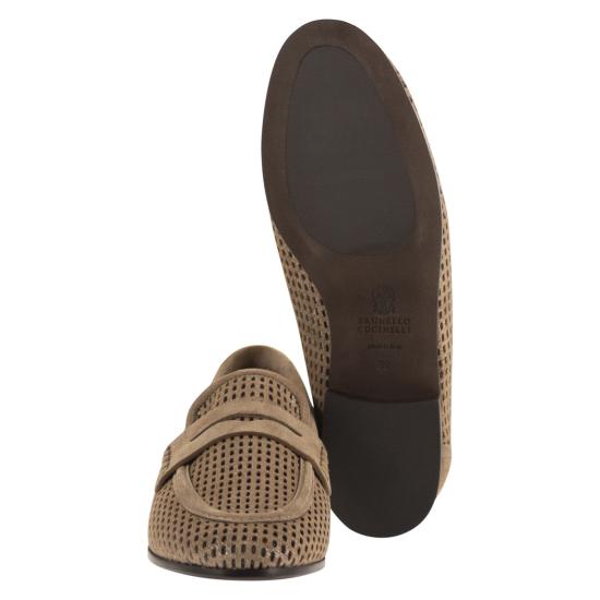 26SS 브루넬로 쿠치넬리 로퍼 MZDVC3182 BEIGE - BRUNELLO CUCINELLI