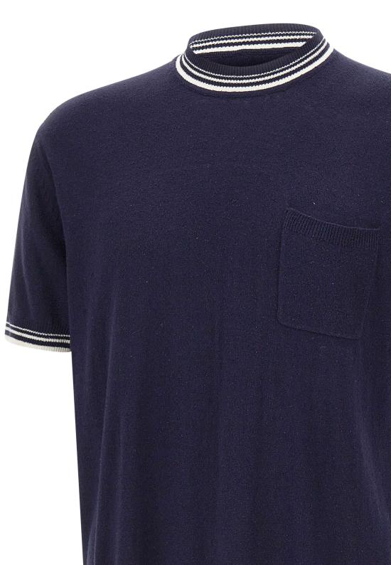 26SS 파올로페코라 스웨터 A023F600 0001 Blue - PAOLO PECORA