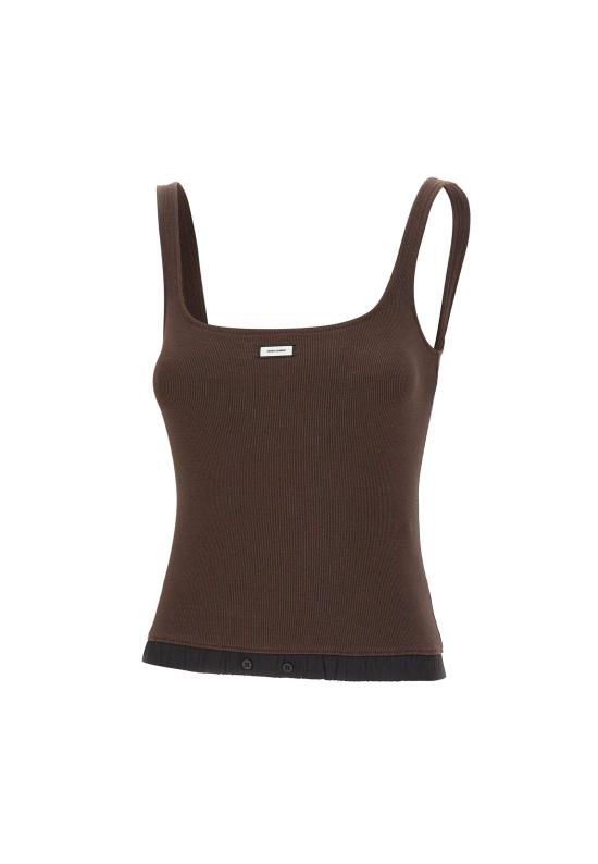 26SS 엔타이어 스튜디오 민소매 티셔츠 ESSS26TA01876 6239 Brown