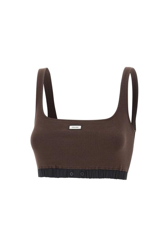 26SS 엔타이어 스튜디오 민소매 티셔츠 ESSS26BS01876 6239 Brown