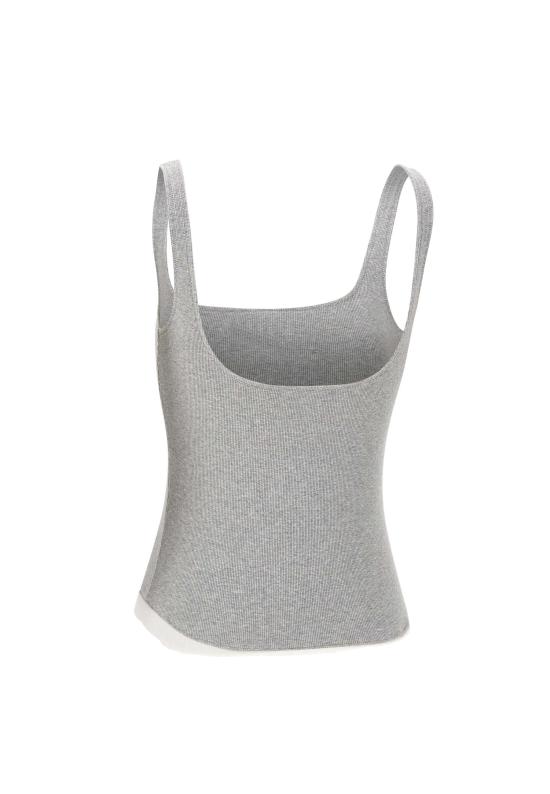 26SS 엔타이어 스튜디오 민소매 티셔츠 ESSS26TA01876 6238 Grey - ENTIRE STUDIOS