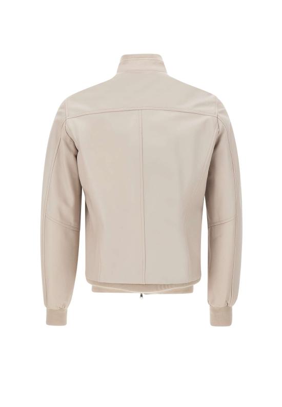 26SS 발바 가죽 자켓 53201 0005 Beige - BARBA