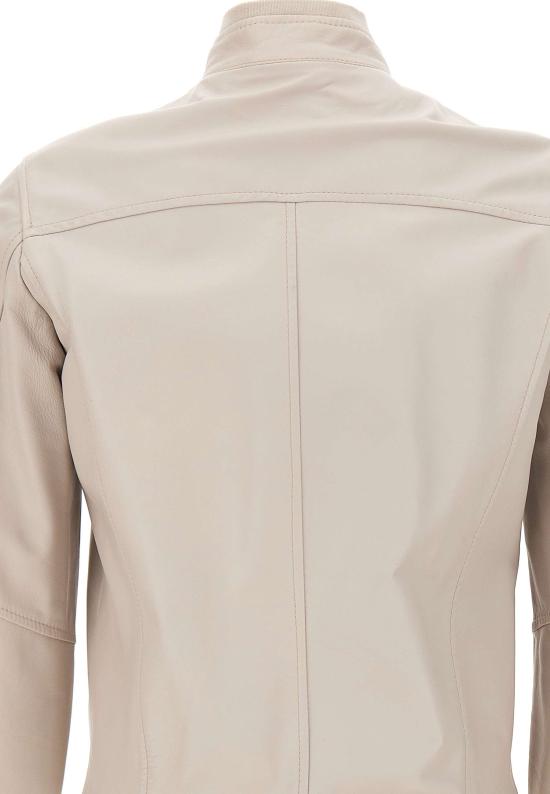 26SS 발바 가죽 자켓 53201 0005 Beige - BARBA