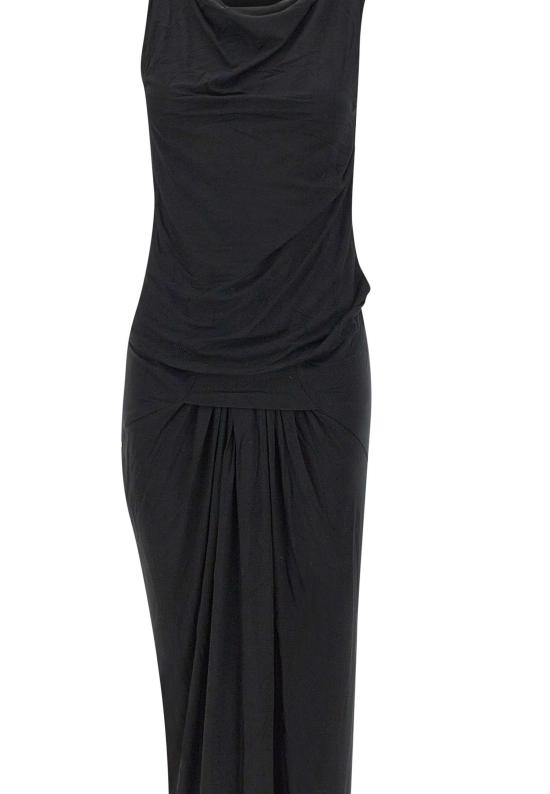 26SS 엔타이어 스튜디오 미디 원피스 ESSS26DR01243 0015 Black - ENTIRE STUDIOS