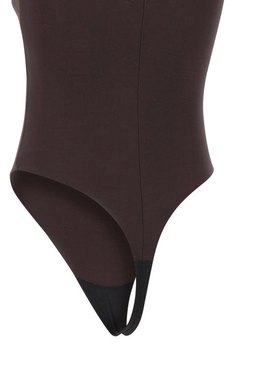 26SS 엘리자베타프랜치 바디수트 티셔츠 BO03462E2 EV9 Brown - ELISABETTA FRANCHI