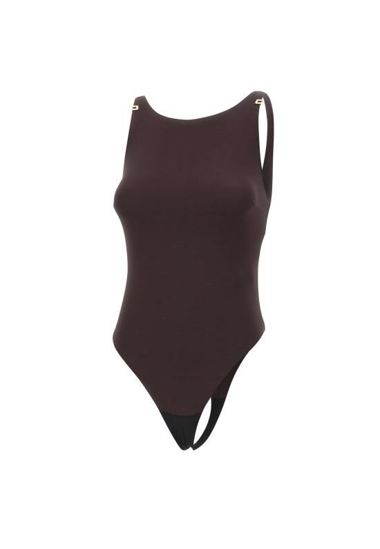 26SS 엘리자베타프랜치 바디수트 티셔츠 BO03462E2 EV9 Brown