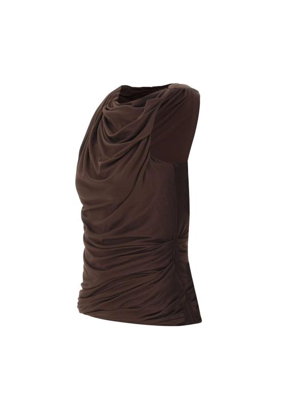 26SS 엔타이어 스튜디오 민소매 티셔츠 ESSS26TO01243 C737 Brown - ENTIRE STUDIOS