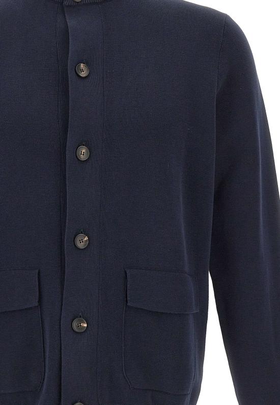 26SS 필리포 드 로렌티스 가디건 BB1MLTP CR12M890 Blue - FILIPPO DE LAURENTIIS