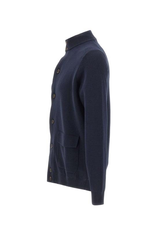 26SS 필리포 드 로렌티스 가디건 BB1MLTP CR12M890 Blue - FILIPPO DE LAURENTIIS