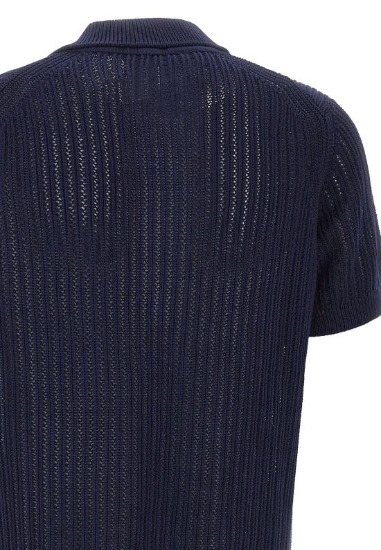 26SS 필리포 드 로렌티스 반팔 셔츠 CA3MC CM7HC891 BLUE - FILIPPO DE LAURENTIIS