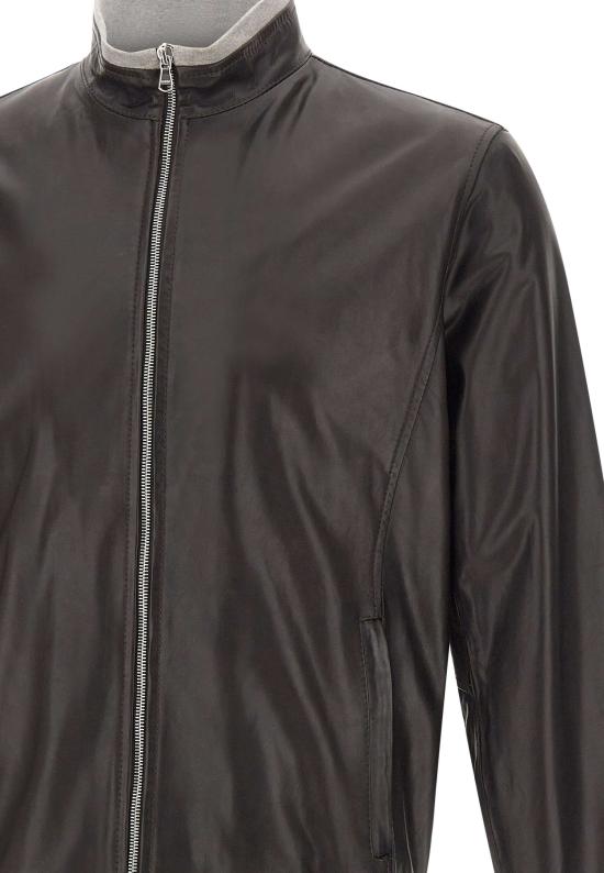 26SS 발바 가죽 자켓 53201 0029 Brown - BARBA