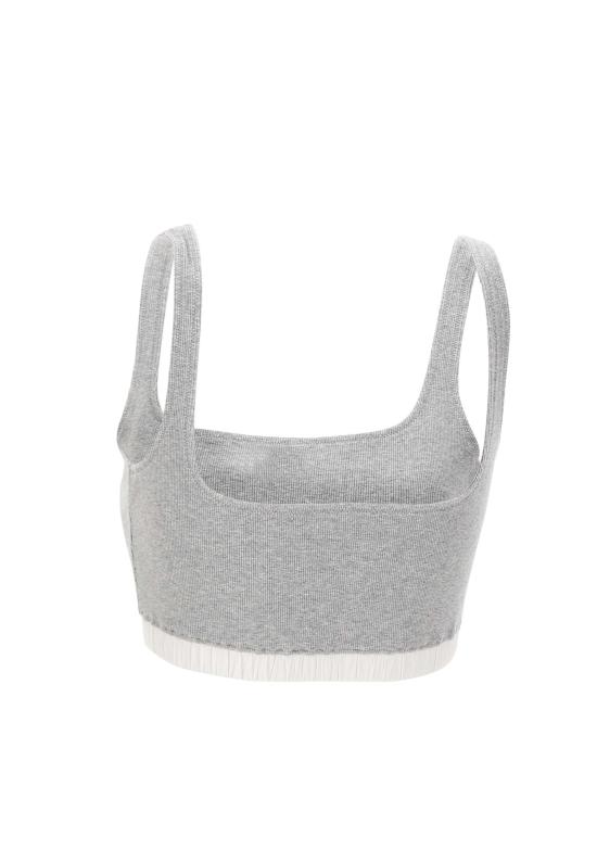 26SS 엔타이어 스튜디오 민소매 티셔츠 ESSS26BS01876 6238 Grey - ENTIRE STUDIOS